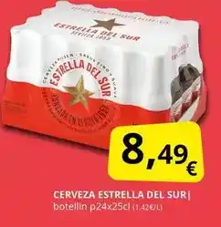 Supermercados MAS Estrella del sur - cerveza oferta