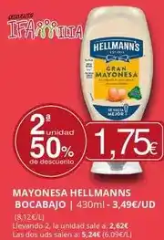 Supermercados MAS Hellmann's - mayonesa oferta