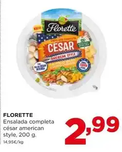 Alimerka Florette - ensalada completa cesar american style oferta