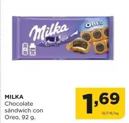 Alimerka Milka - chocolate sandwich con oreo oferta
