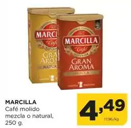 Alimerka Marcilla - cafe molido mezcla o natural oferta