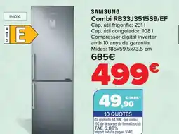Carrefour SAMSUNG Combi RB33J3515S9/EF oferta
