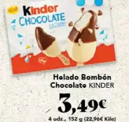 Gadis Kinder - helado bombon chocolate oferta