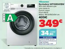 Carrefour HISENSE Rentadora WF1Q9041BW oferta