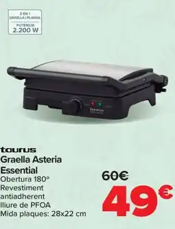 Carrefour TAURUS Graella Asteria Essential oferta