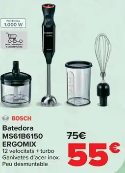 Carrefour BOSCH Batedora MS61B6150 ERGOMIX oferta