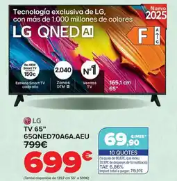 Carrefour LG TV 65" 65QNED70A6A.AEU oferta