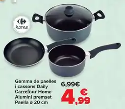 Carrefour Gamma de paelles i cassons Daily Carrefour Home Alumini premsat Paella Ø 20 cm oferta