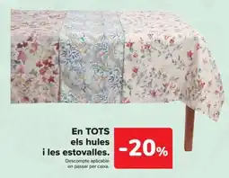 Carrefour En tots els hules i les estovalles oferta