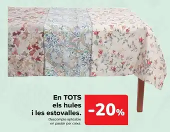 Carrefour En tots els hules i les estovalles oferta