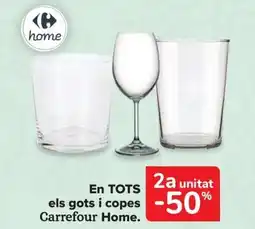 Carrefour En tots els gots i copes carrefour home. oferta