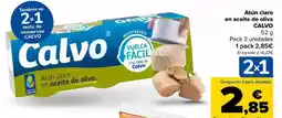 Carrefour CALVO Atún claro en aceite de oliva oferta
