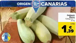 Carrefour Calabacín Blanco oferta