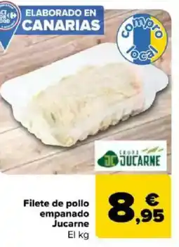 Carrefour Filete de pollo empanado Jucarne oferta