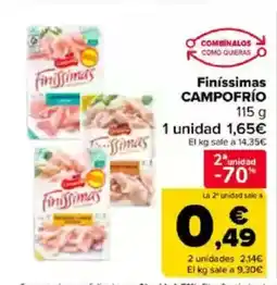 Carrefour CAMPOFRÍO Finíssimas oferta