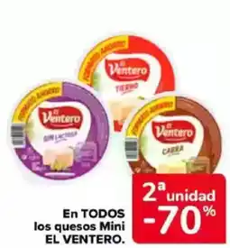 Carrefour EL VENTERO En todos los quesos mini oferta