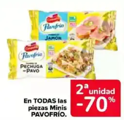 Carrefour PAVOFRÍO En todas las piezas minis oferta