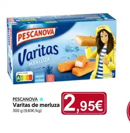 Hiper Usera PESCANOVA Varitas de merluza oferta