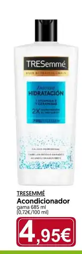 Hiper Usera TRESEMMÉ Acondicionador gama oferta