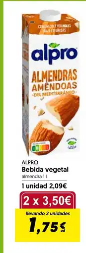 Hiper Usera ALPRO Bebida vegetal oferta