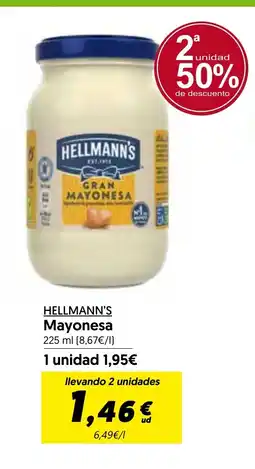 Hiper Usera HELLMANN'S Mayonesa oferta