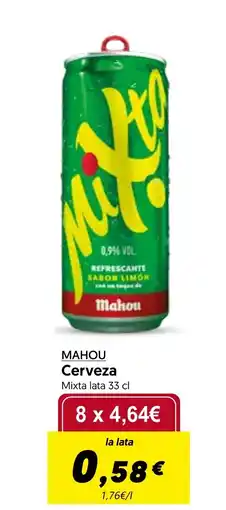 Hiper Usera MAHOU Cerveza oferta