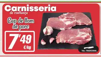 SPAR Fragadis Cap de llom de porc oferta