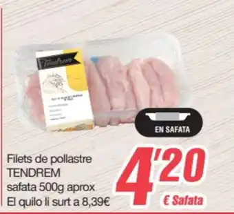 SPAR Fragadis TENDREM Filets de pollastre oferta