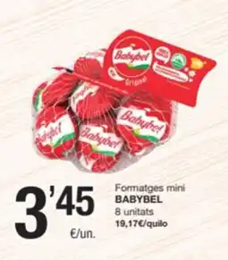 SPAR Fragadis BABYBEL Formatges mini oferta
