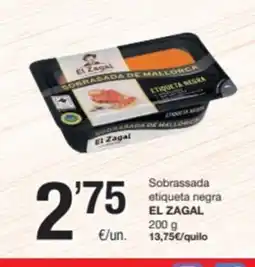 SPAR Fragadis EL ZAGAL Sobrassada etiqueta negra oferta