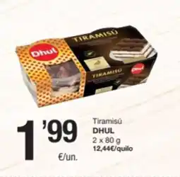 SPAR Fragadis DHUL Tiramisú oferta