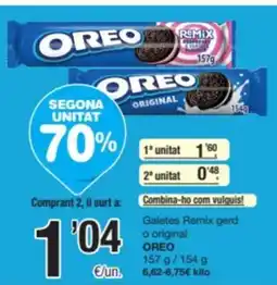 SPAR Fragadis OREO Galetes Remix gerd o original oferta
