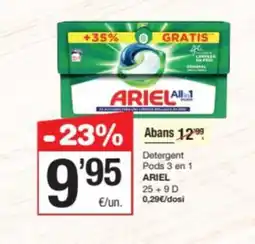 SPAR Fragadis ARIEL Detergent Pods 3 en 1 oferta