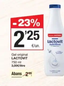 SPAR Fragadis LACTOVIT Gel original oferta