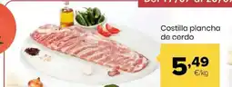 Autoservicios Familia Costilla plancha de cerdo oferta
