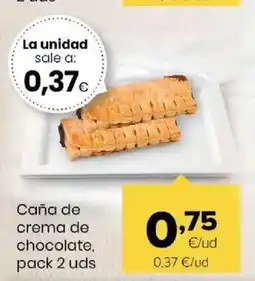 Autoservicios Familia Caña de crema de chocolate oferta