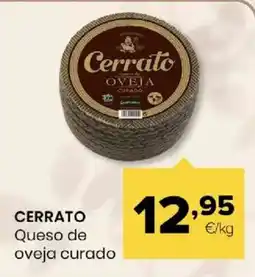 Autoservicios Familia CERRATO Queso de oveja curado oferta