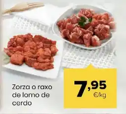 Autoservicios Familia Zorza o raxo de lomo de cerdo oferta