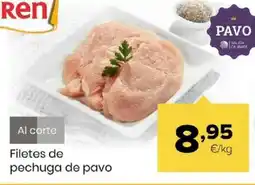 Autoservicios Familia Filetes de pechuga de pavo oferta