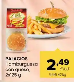 Autoservicios Familia PALACIOS Hamburguesa con queso oferta