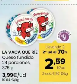 Autoservicios Familia LA VACA QUE RIE Queso fundido oferta
