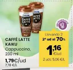 Autoservicios Familia CAFFÈ LATTE KAIKU Cappuccino oferta