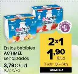 Autoservicios Familia ACTMEL En los bebibles oferta