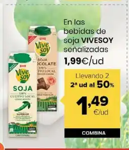 Autoservicios Familia VIVESOY En las bebidas de soja oferta