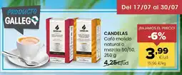 Autoservicios Familia CANDELAS Café molido natural o mezcla oferta