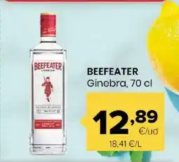 Autoservicios Familia BEEFEATER Ginebra oferta