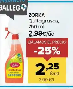 Autoservicios Familia ZORKA Quitagrasas oferta