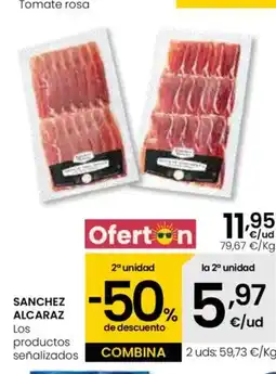 Eroski SANCHEZ ALCARAZ Los productos señalizados oferta