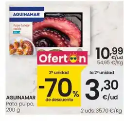 Eroski AGUINAMAR Pata pulpo oferta
