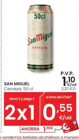 Eroski SAN MIGUEL Cerveza oferta